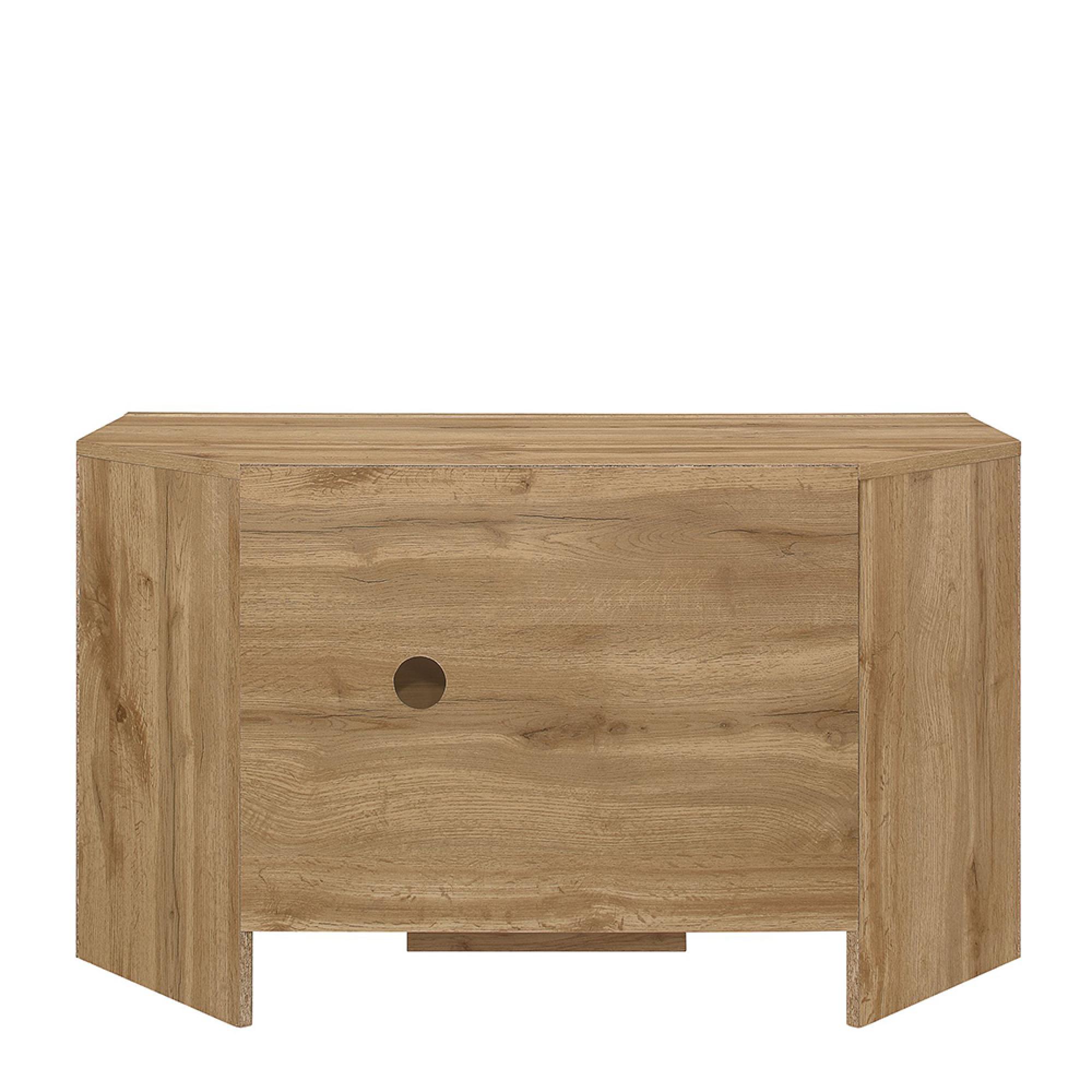 Compton Corner TV Unit - 1 Door - Oak