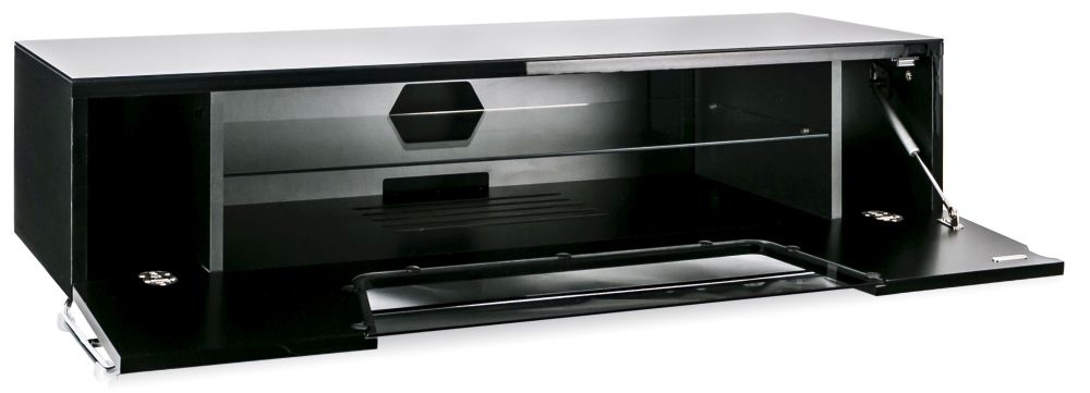 Chromium TV Stand - 120cm - Black - CRO2-1200CB-BLK