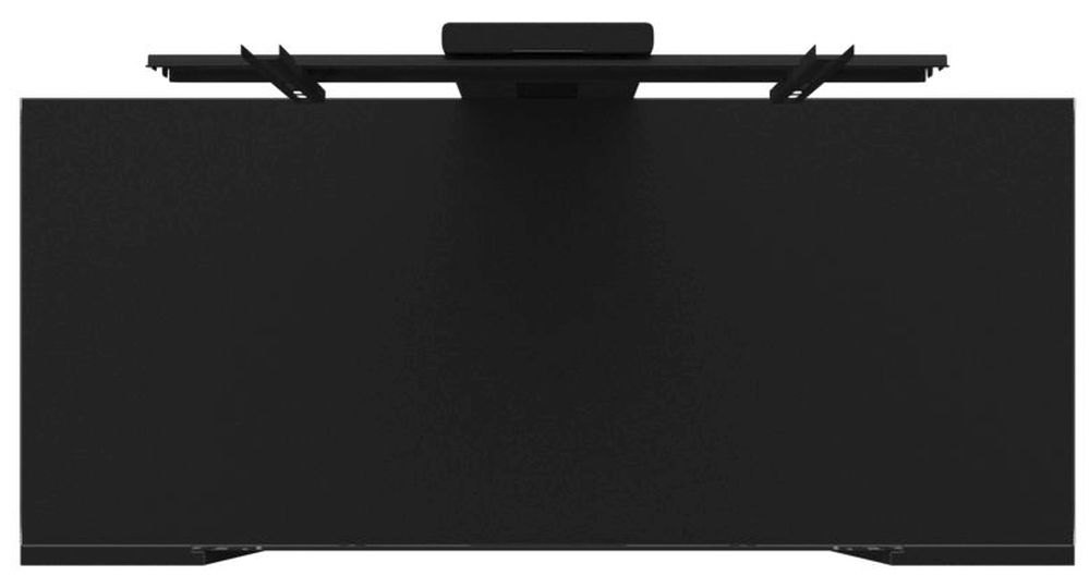 Chromium TV Stand - 120cm with Bracket - Black - CRO2-1200BKT-BK