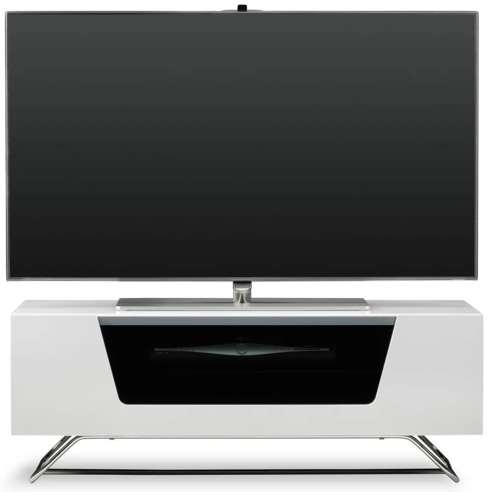 Chromium TV Stand - White - 100cm - CRO2-1000CB-WHT