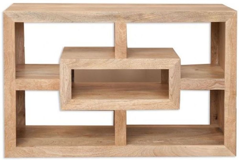 Cuban Natural Mango Wood 105cm TV Cabinet