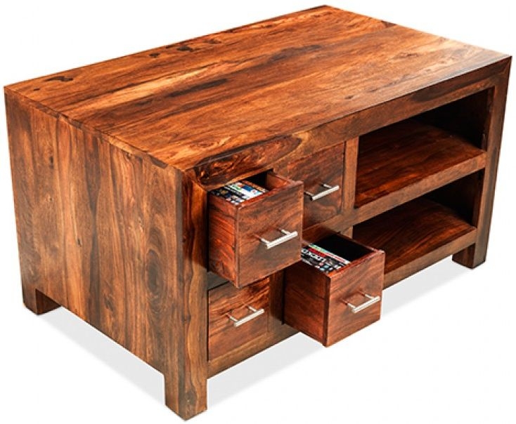 Cube Sheesham 100cm TV Unit