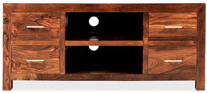 Cube Sheesham 118cm TV Unit