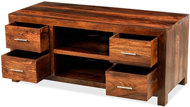 Cube Sheesham 118cm TV Unit