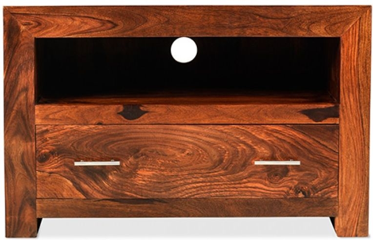 Cube Sheesham 82cm TV Unit