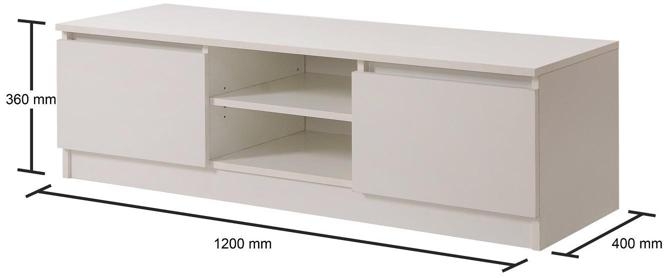 Edwards 120cm TV Unit - Variant Available