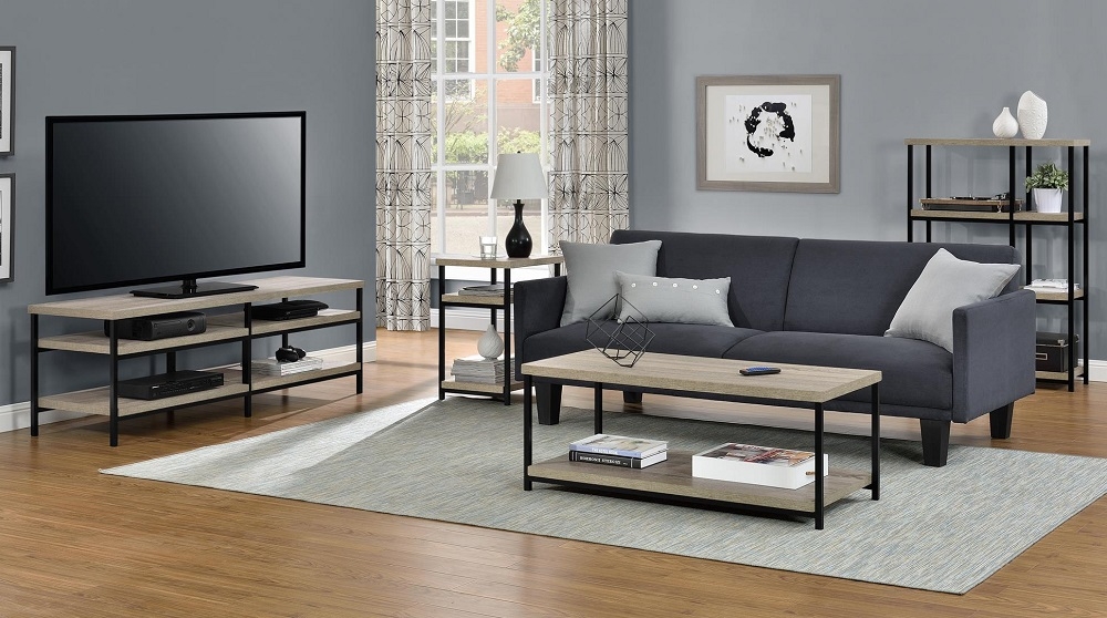 Elmwood TV Stand - Distressed Grey Oak - 1763096PCOMUK