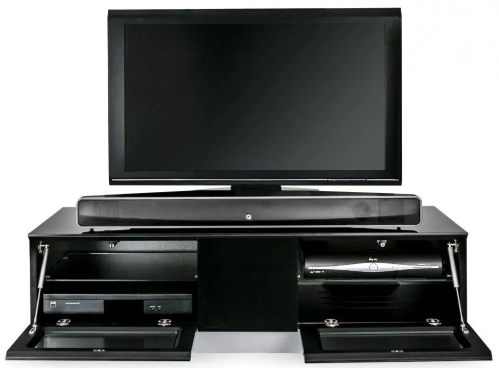Element TV Stand - Gloss Black - 125cm - EMTMOD1250-BLK