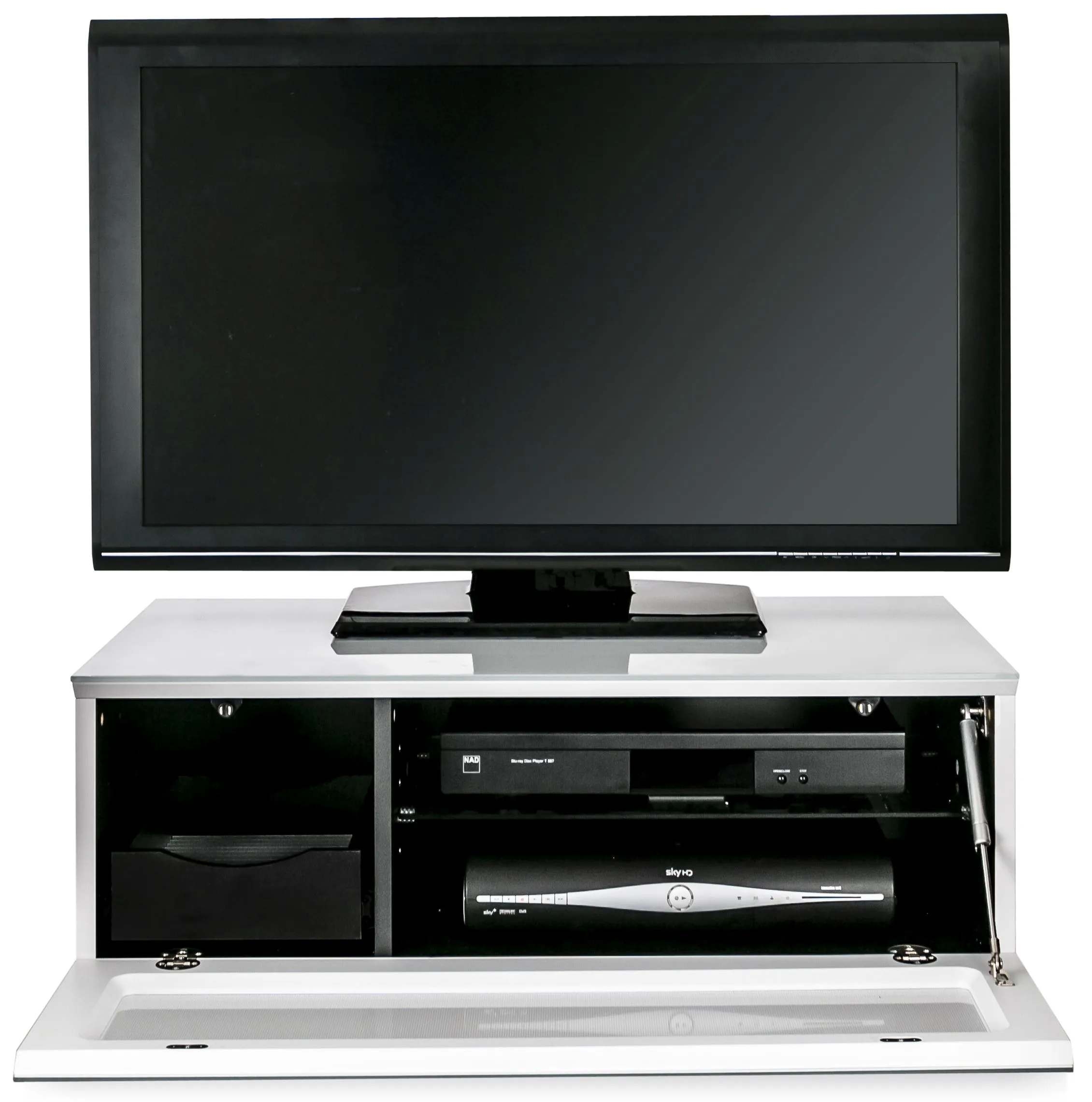Element TV Stand - Gloss White - 85cm - EMTMOD850-WHI