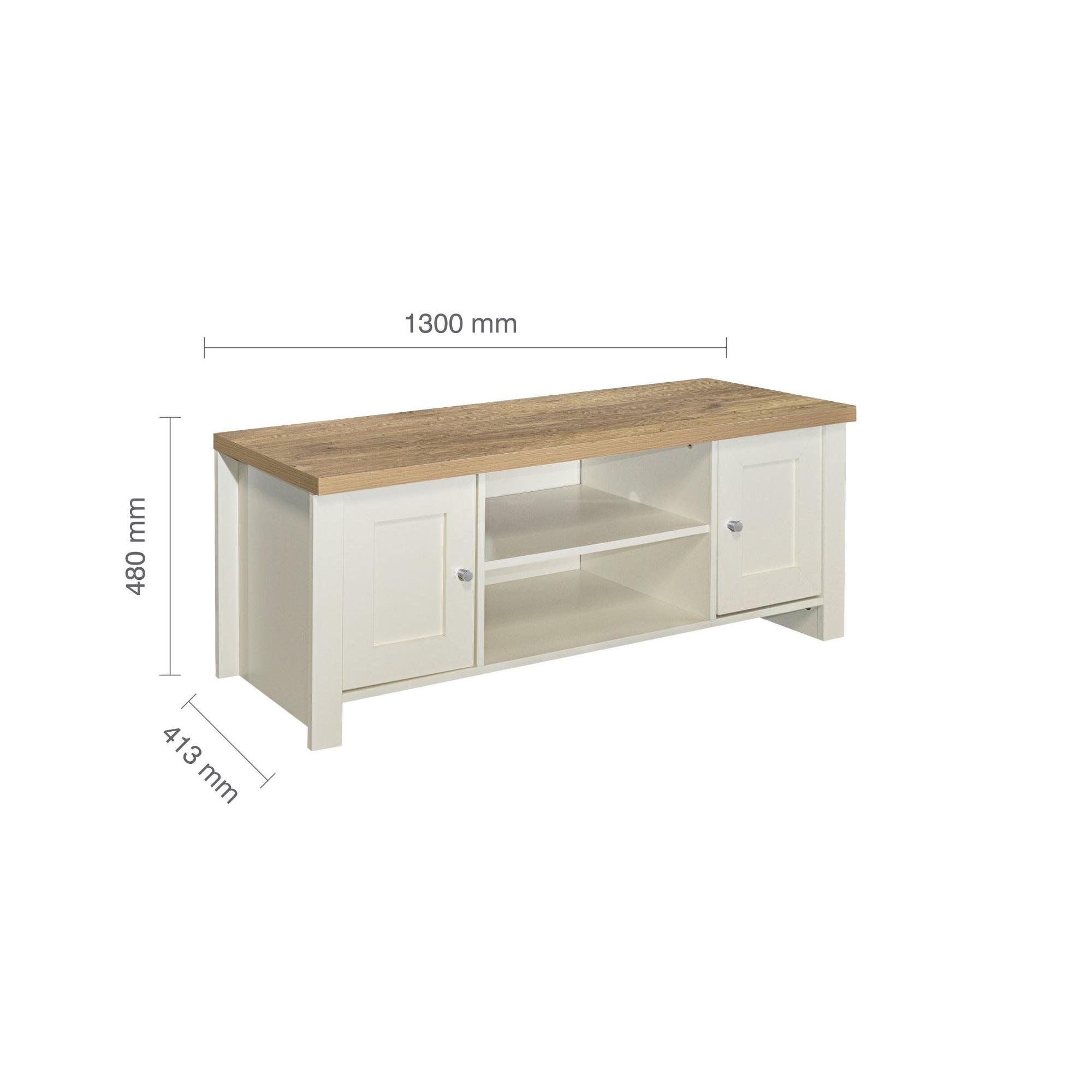 Highgate TV Unit - 2 Door - Cream Painted