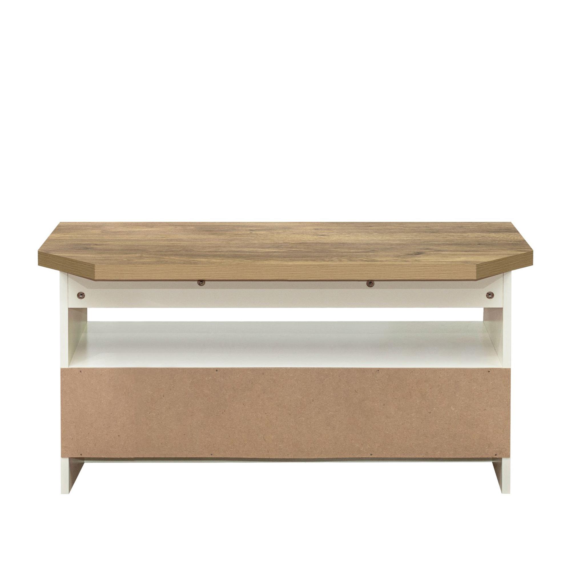 Highgate Corner TV Unit - 2 Drawer - Cream Painted