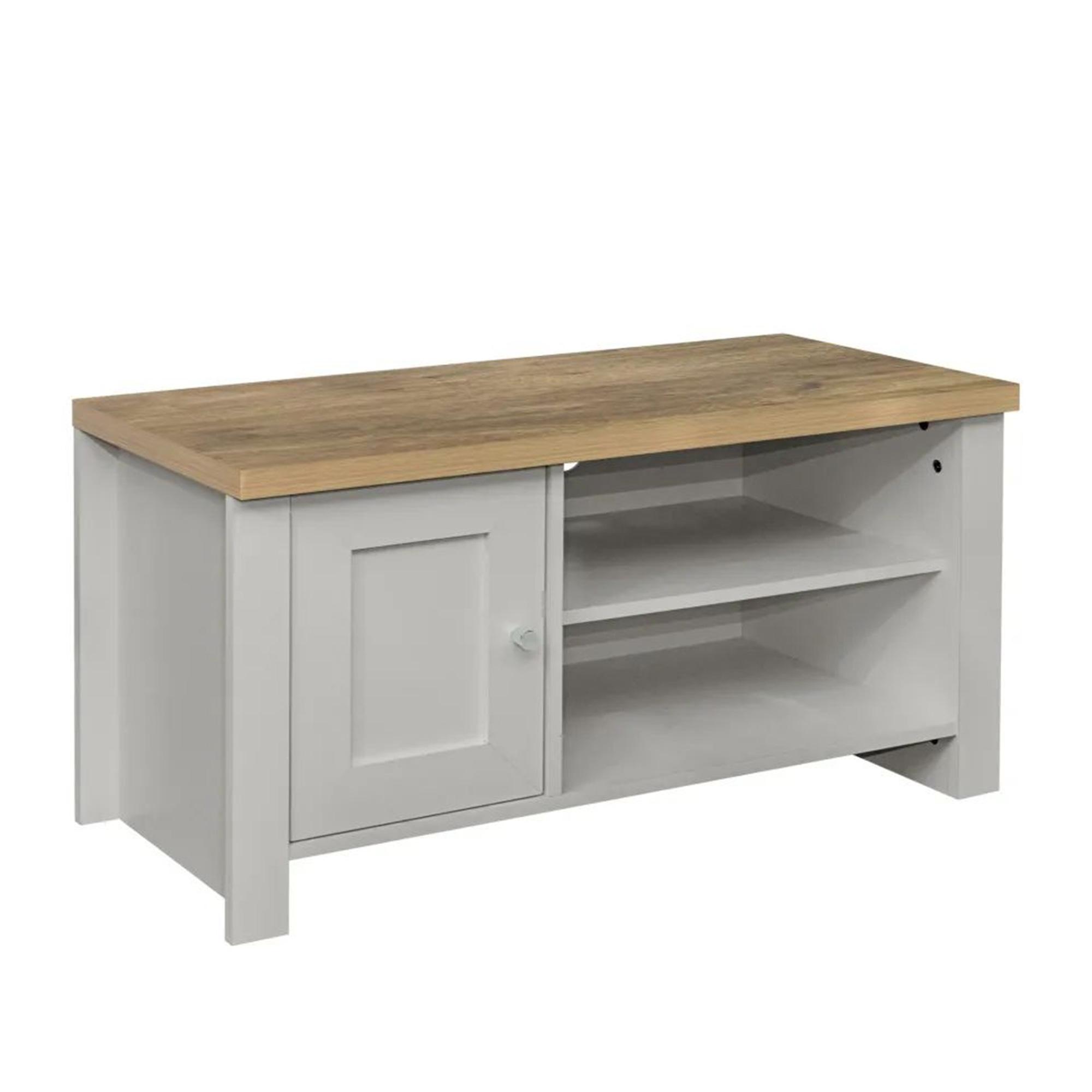 Highgate TV Unit - 1 Door - Grey Painted