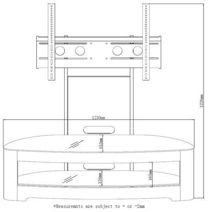 Curve Cantilever - Oak - JF209