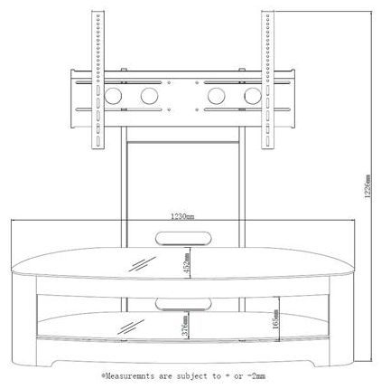 Curve Cantilever - Walnut - JF209