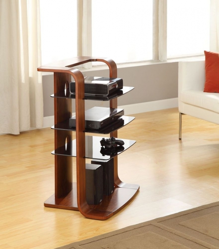 Curve Entertainment Unit - Walnut - JF204