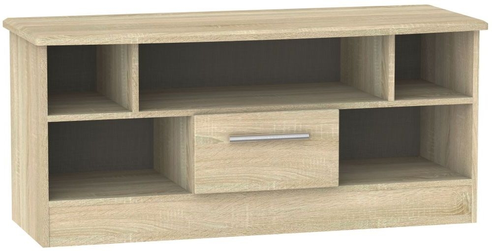 Knightsbridge Oak Effect 110cm TV Unit