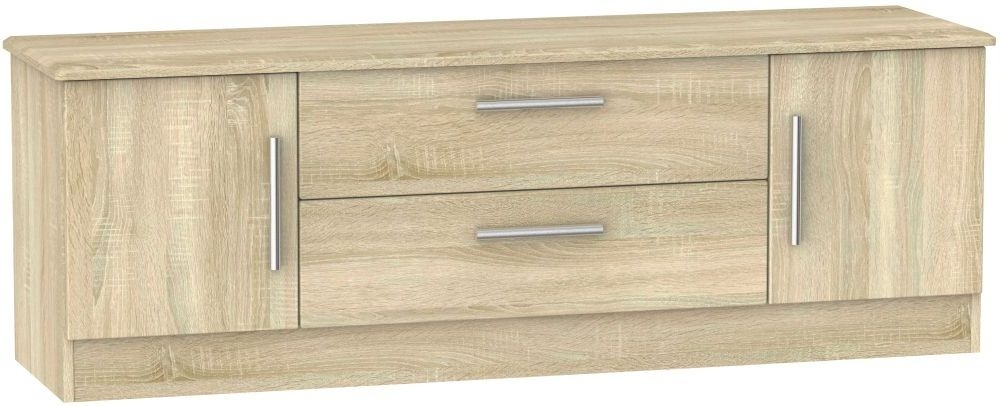 Knightsbridge Oak Effect 145cm TV Unit