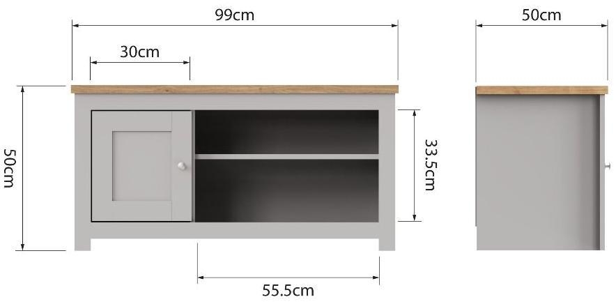 Lyman 1 Door TV Unit - Variant Available