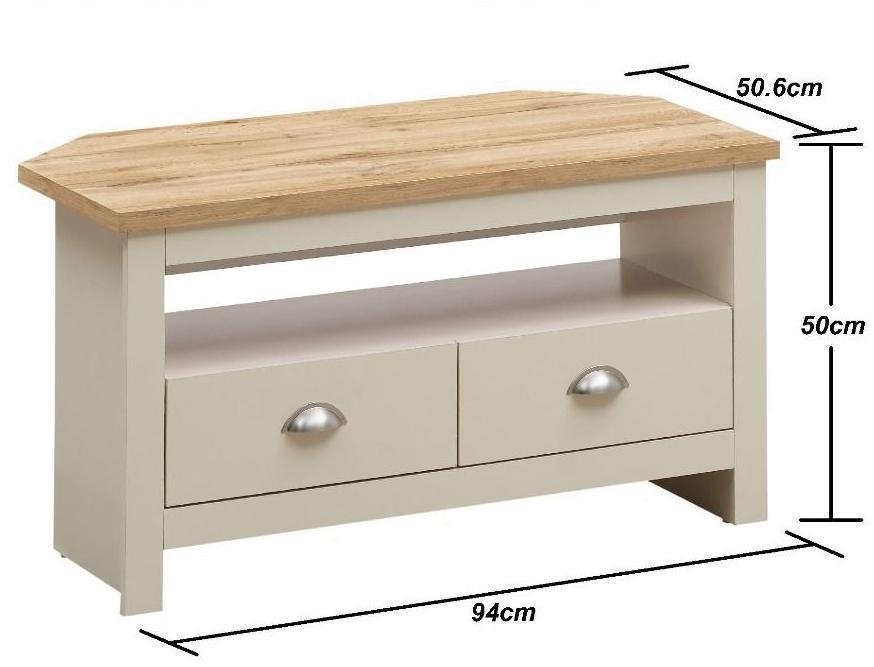 Lyman 2 Drawer Corner TV Unit - Variant Available