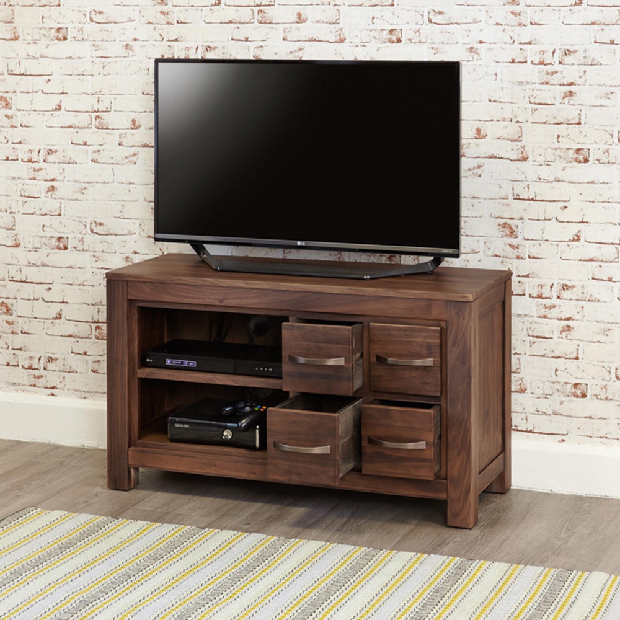 Mayan Walnut Television Cabinet