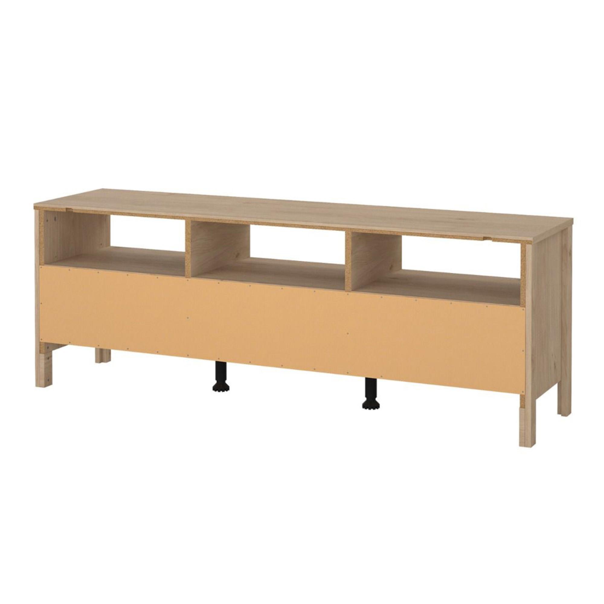 Madrid Jackson Hickory Oak 3 Drawer TV Unit