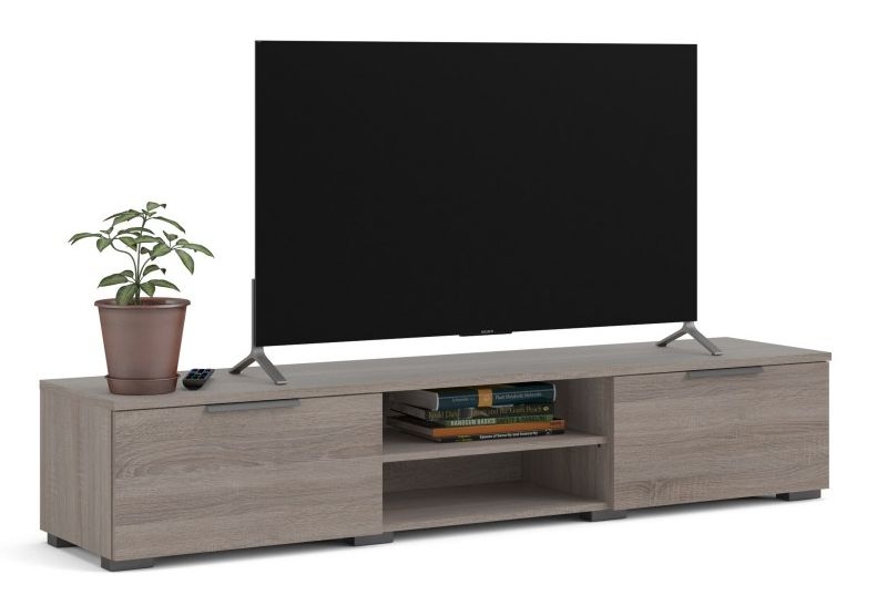 Match Truffle Oak Effect Large TV Unit