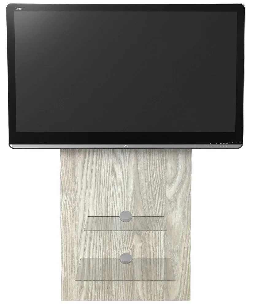 Mercury TV Stand - Light Oak 2 Shelf 60cm - ADME/2S-LO