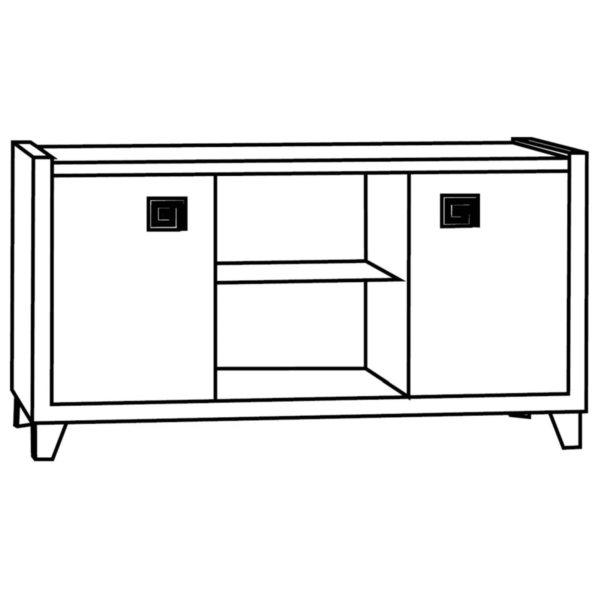 Milo Grey 105cm TV Unit