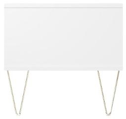 Montour White Sliding Door TV Unit