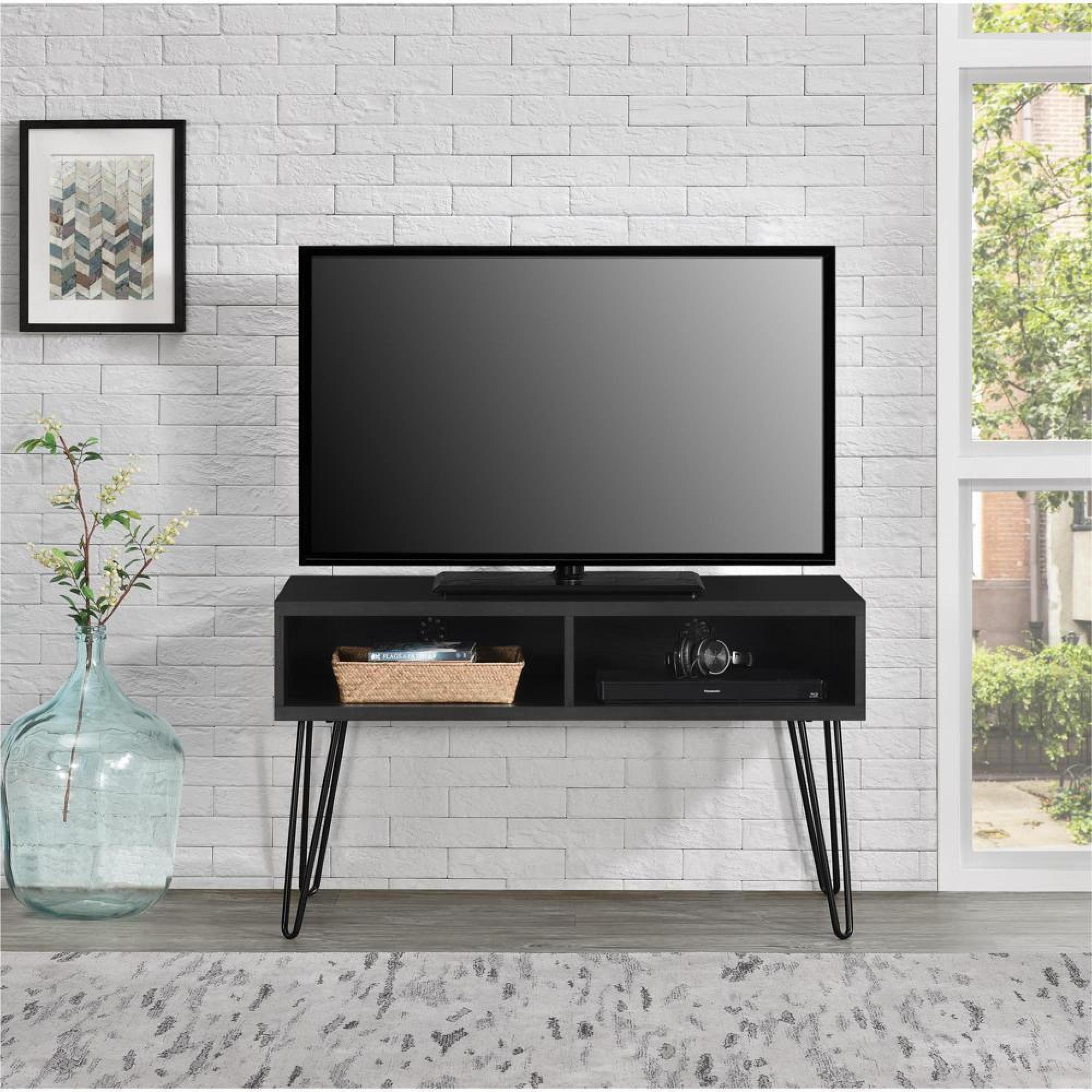 Owen Retro TV Stand - Black Oak - 1748296COMUK