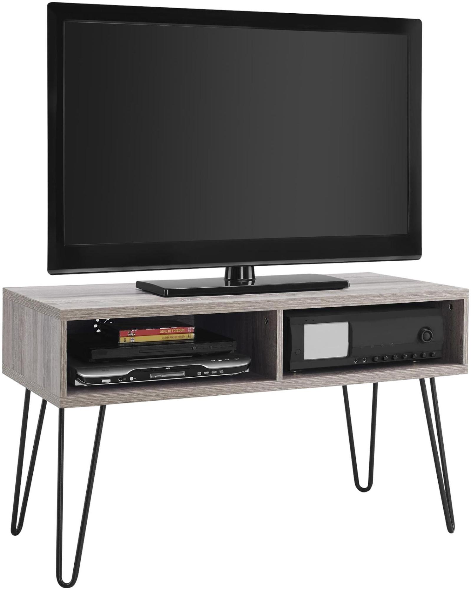 Owen Retro TV Stand - Grey Oak - 1748096PCOMUK