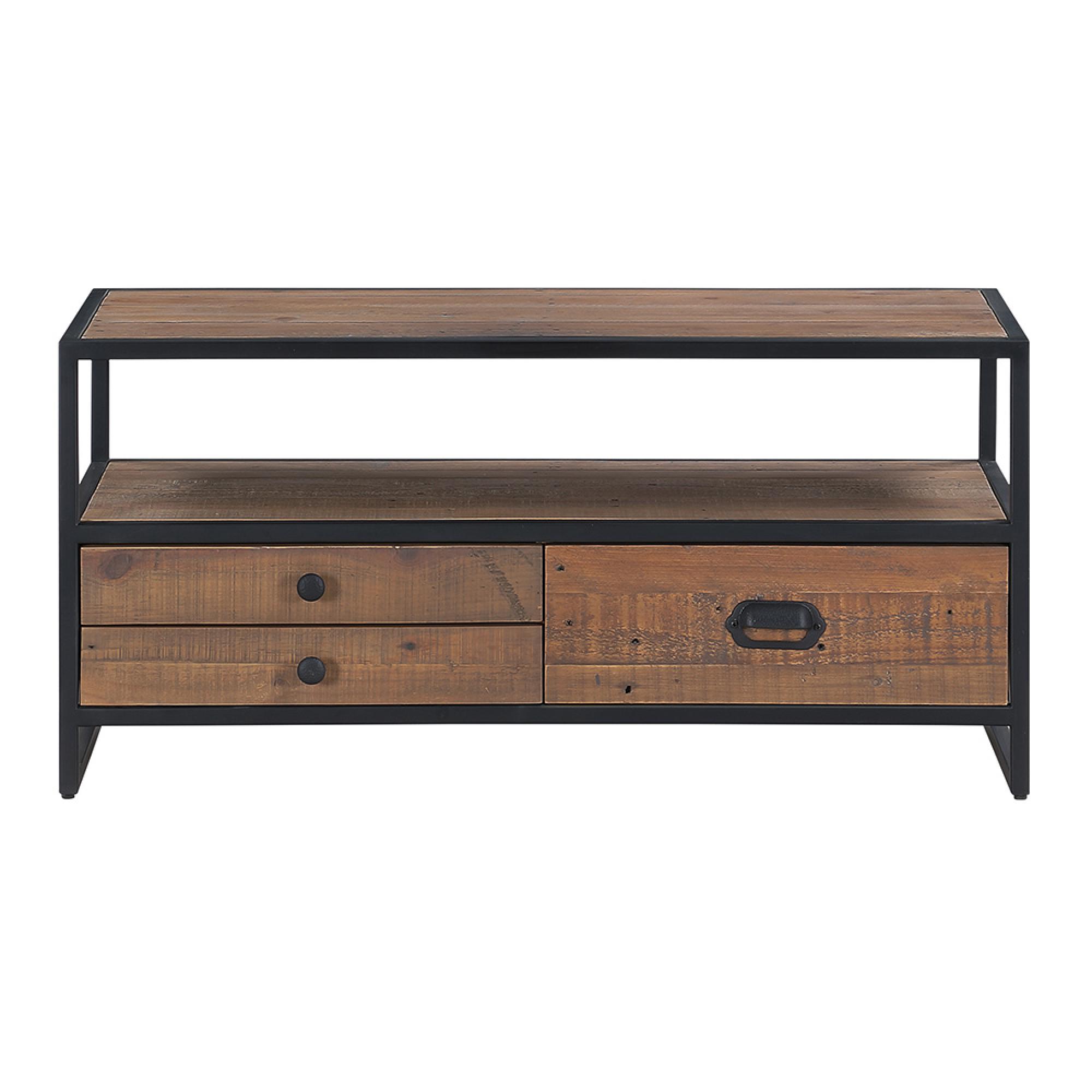 Ooki Reclaimed Wood TV Unit - 3 Drawer