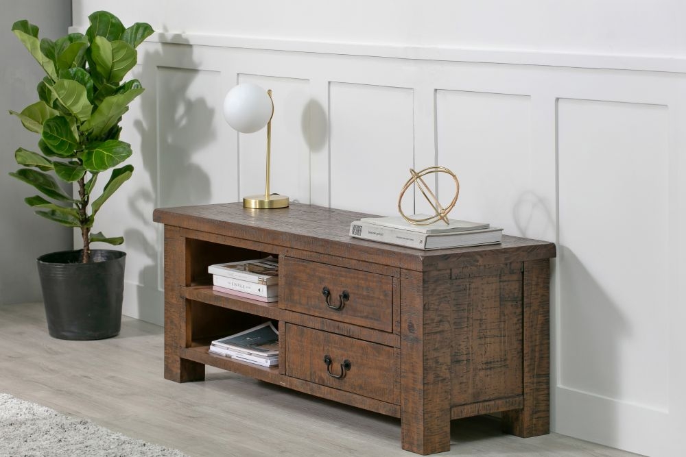 Reclaimed Pine 130cm TV Unit