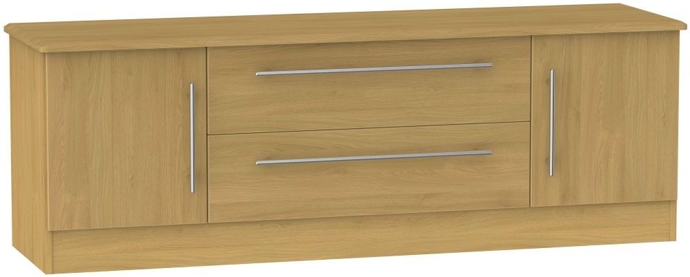 Sherwood Oak Effect 145cm TV Unit