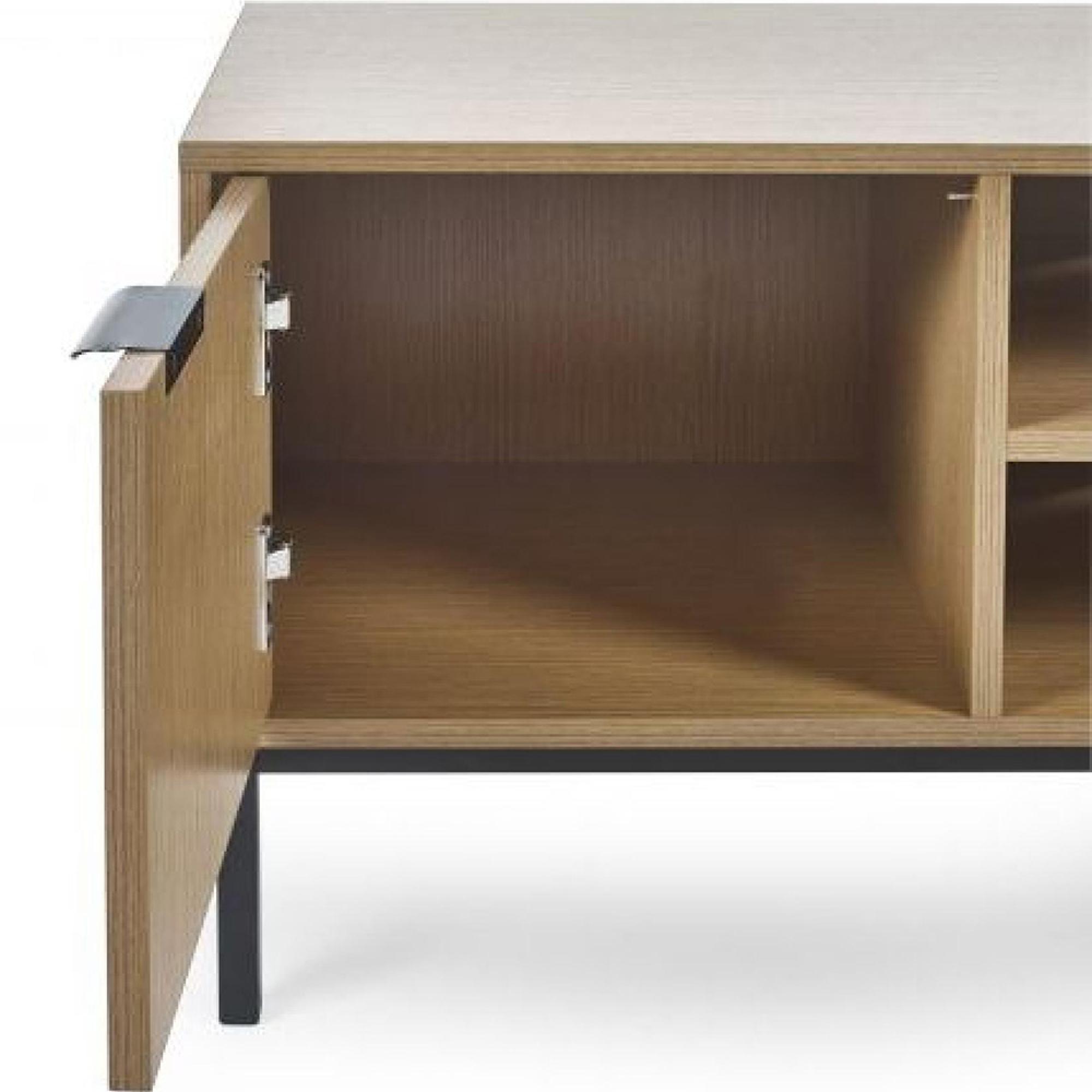 Sia TV Unit - 2 Door - Ribbed - Oak