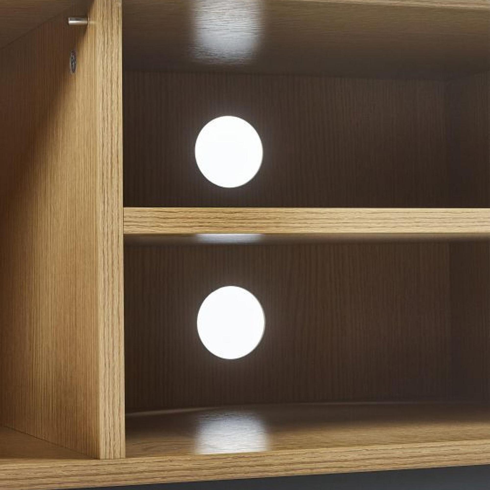 Sia TV Unit - 2 Door - Ribbed - Oak