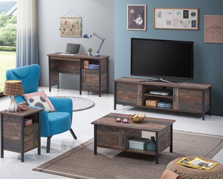 Spink Dark Oak 160cm Large TV Unit