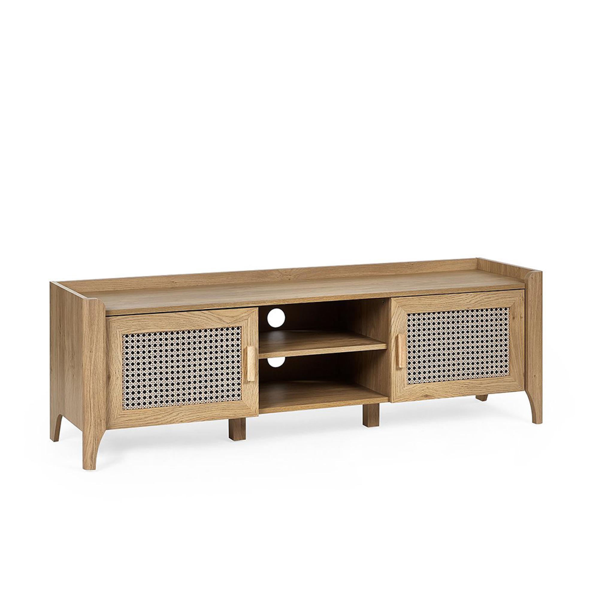 Sydney TV Unit - 2 Door - Faux Rattan