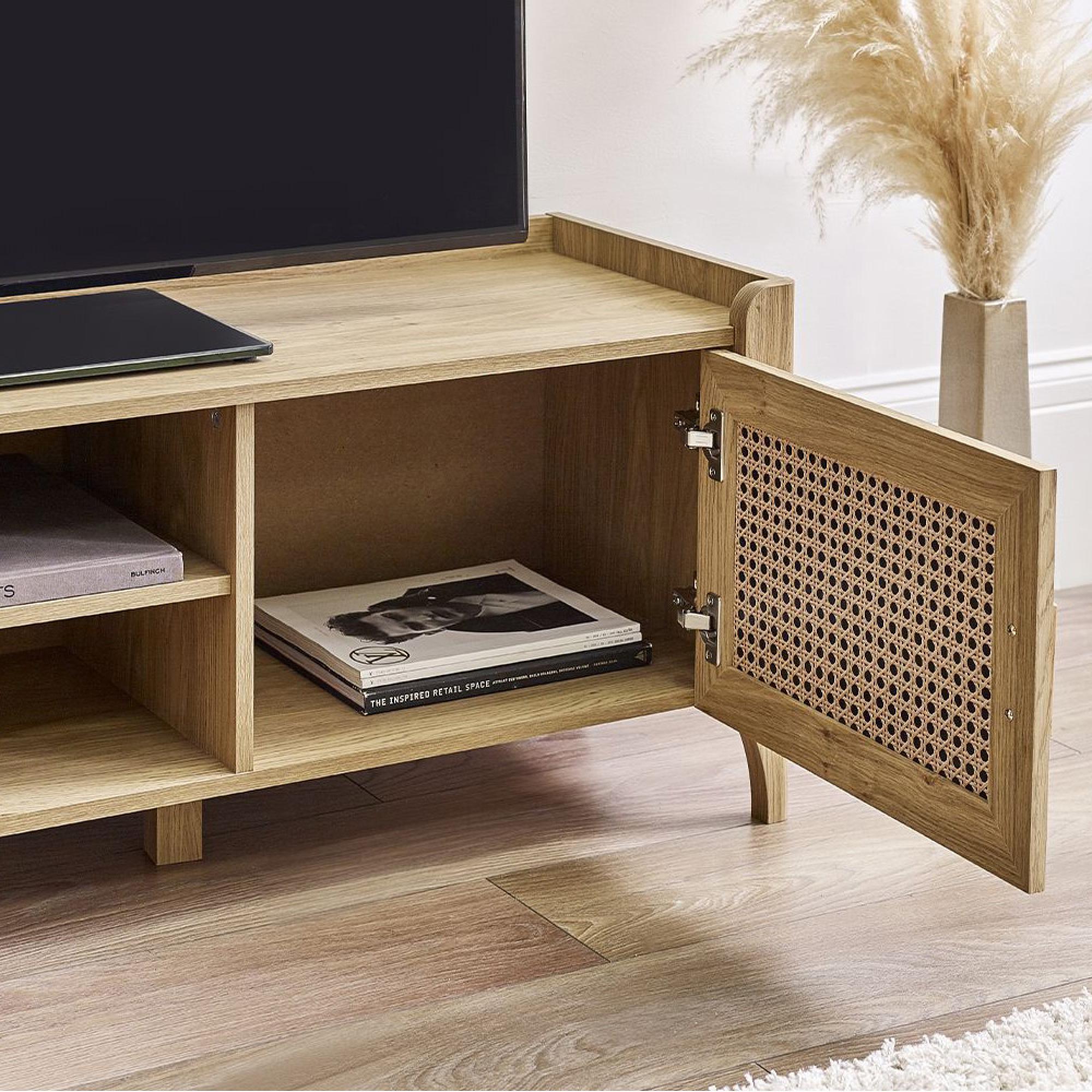 Sydney TV Unit - 2 Door - Faux Rattan
