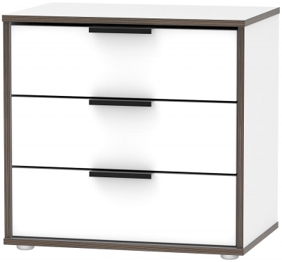 White Matt with Low Styled Glides Legs