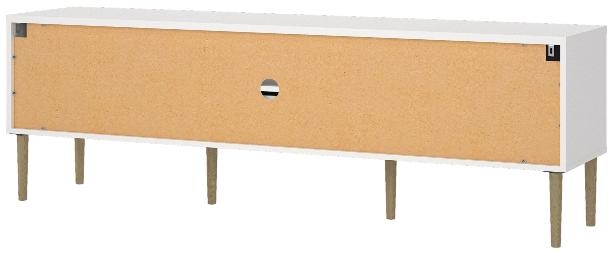 White Storage Large TV Unit