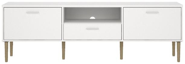 White Storage Large TV Unit