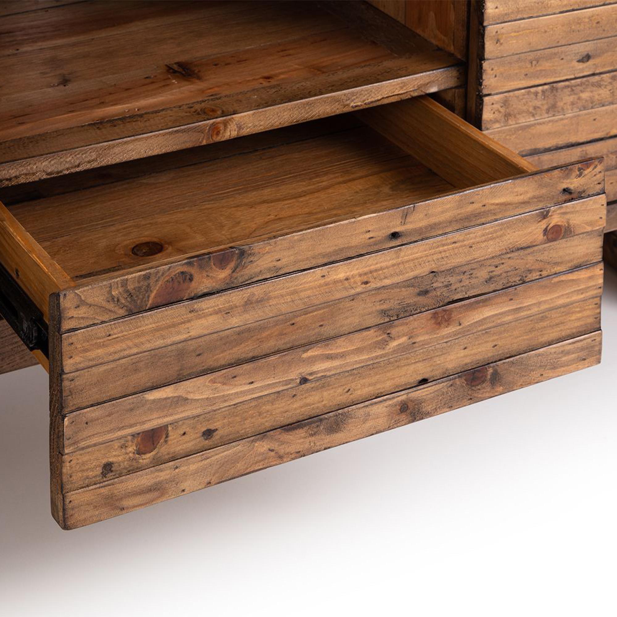 Woburn TV Unit - 130cm - Reclaimed Pine