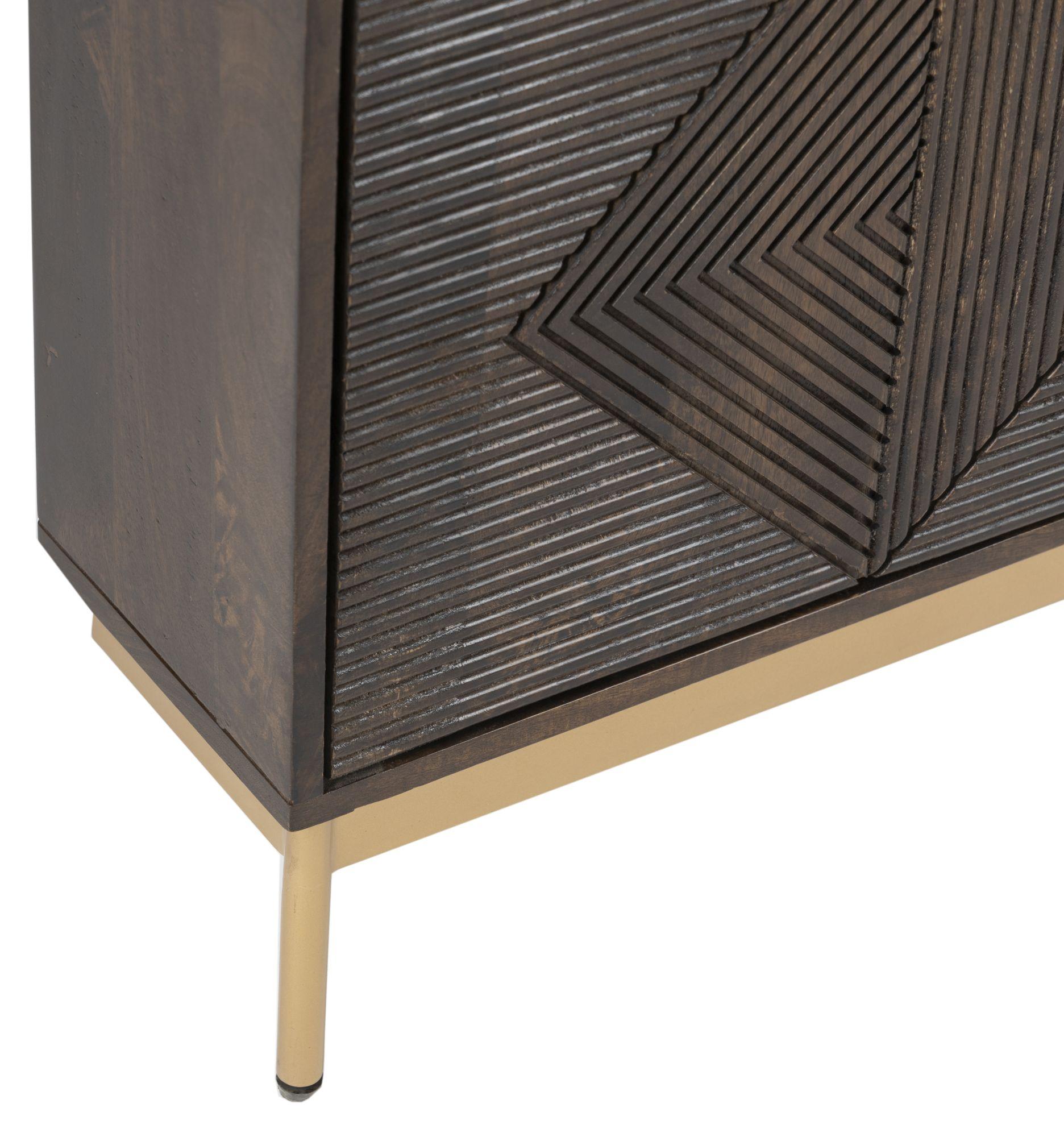 Zaine Walnut 104cm Corner TV Unit