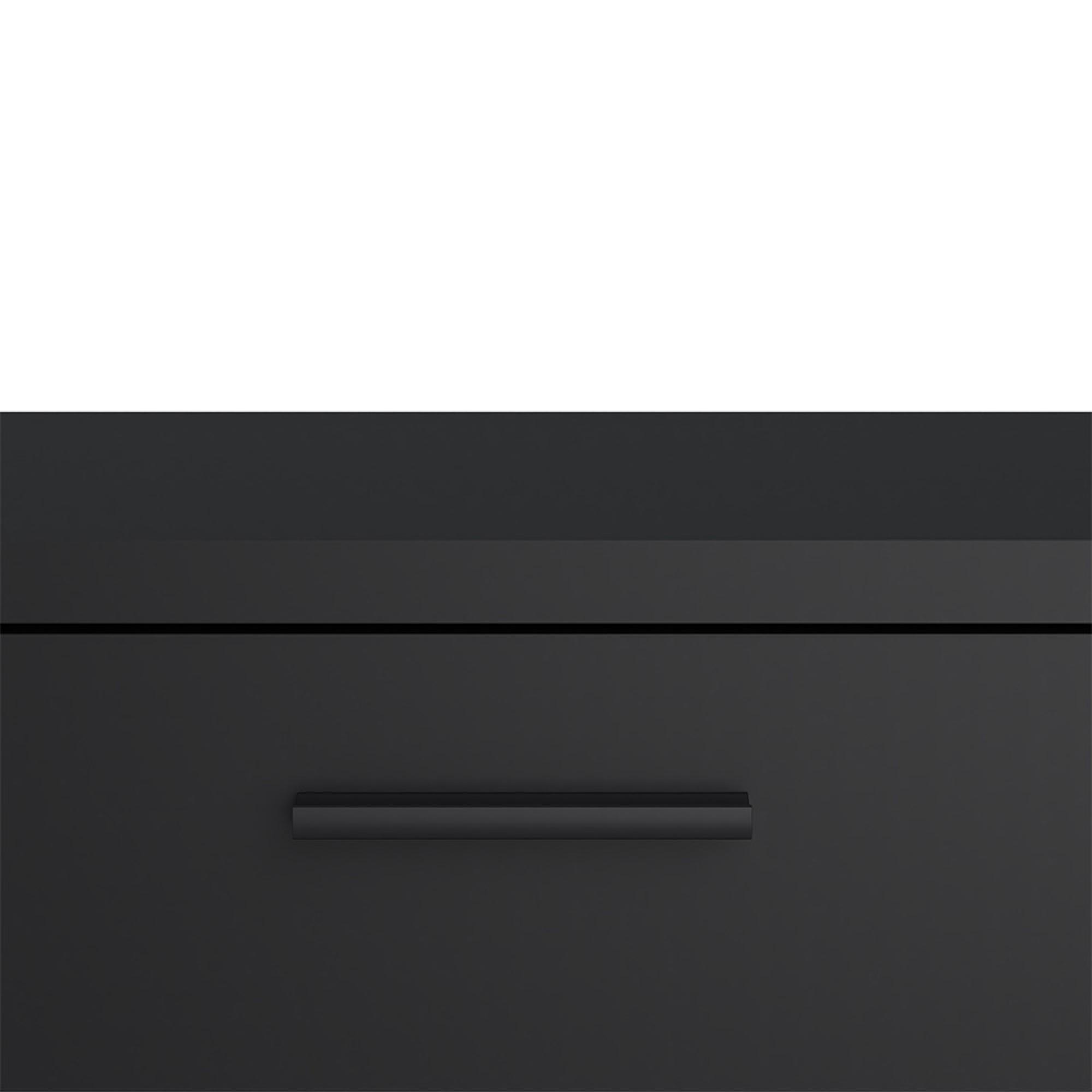 Media TV Unit - 2 Door - 1 Drawer - 147.2cm - Storage - Black