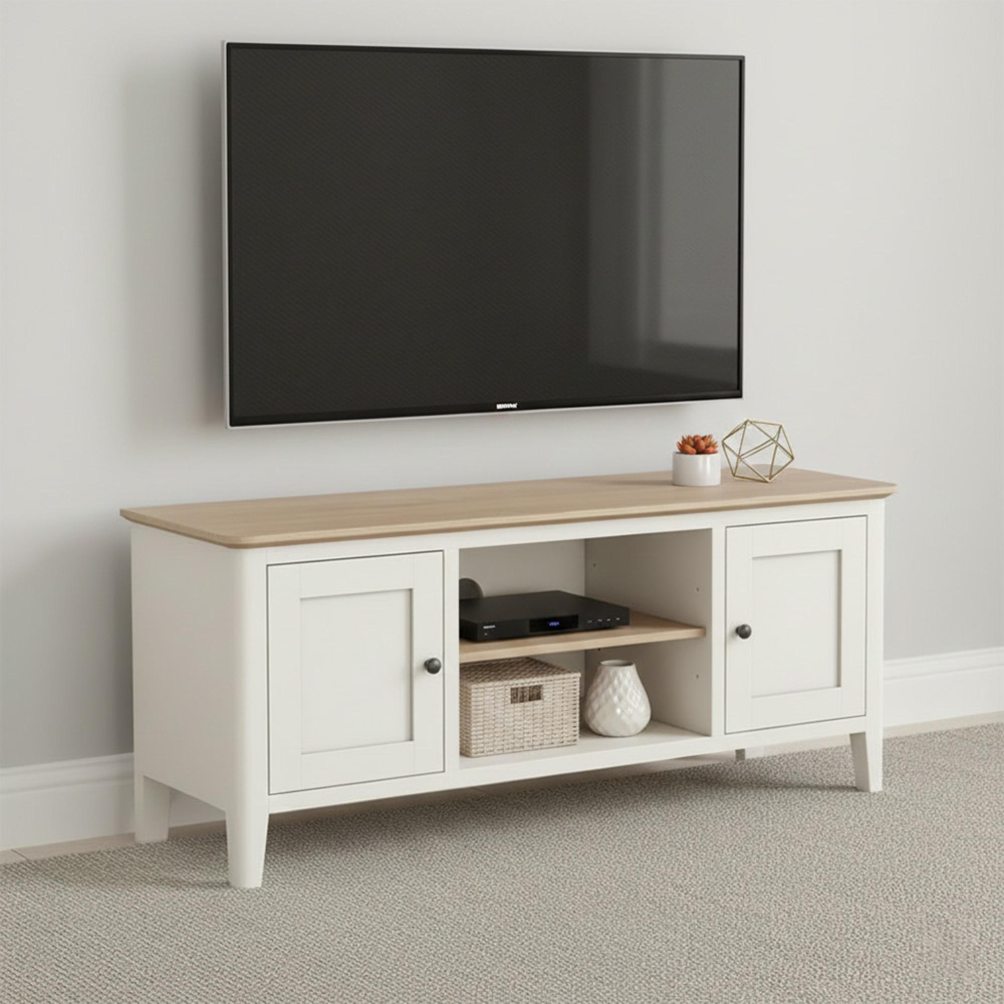 Marlow TV Unit - 2 Door - White