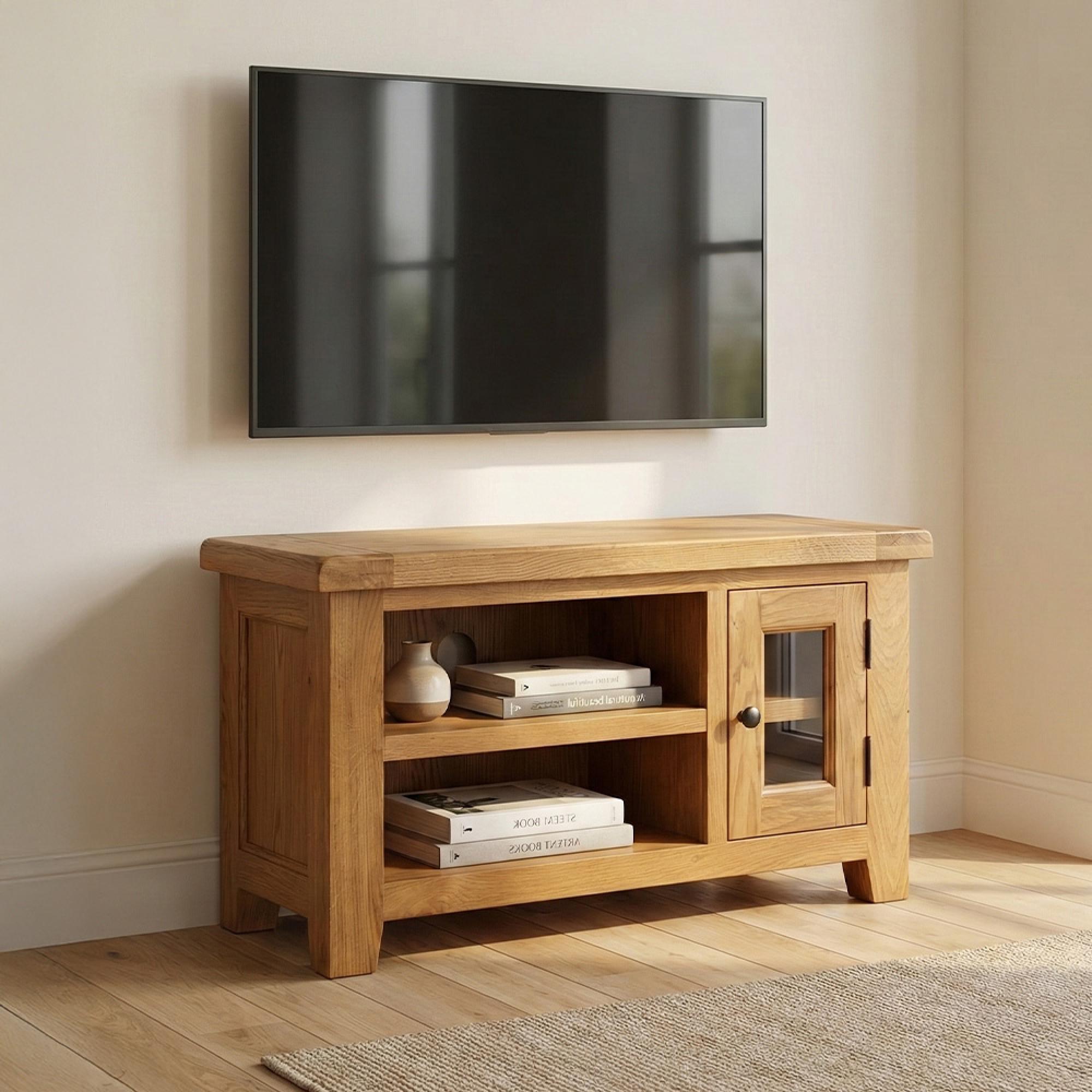 Somer TV Unit - 90cm - Oak