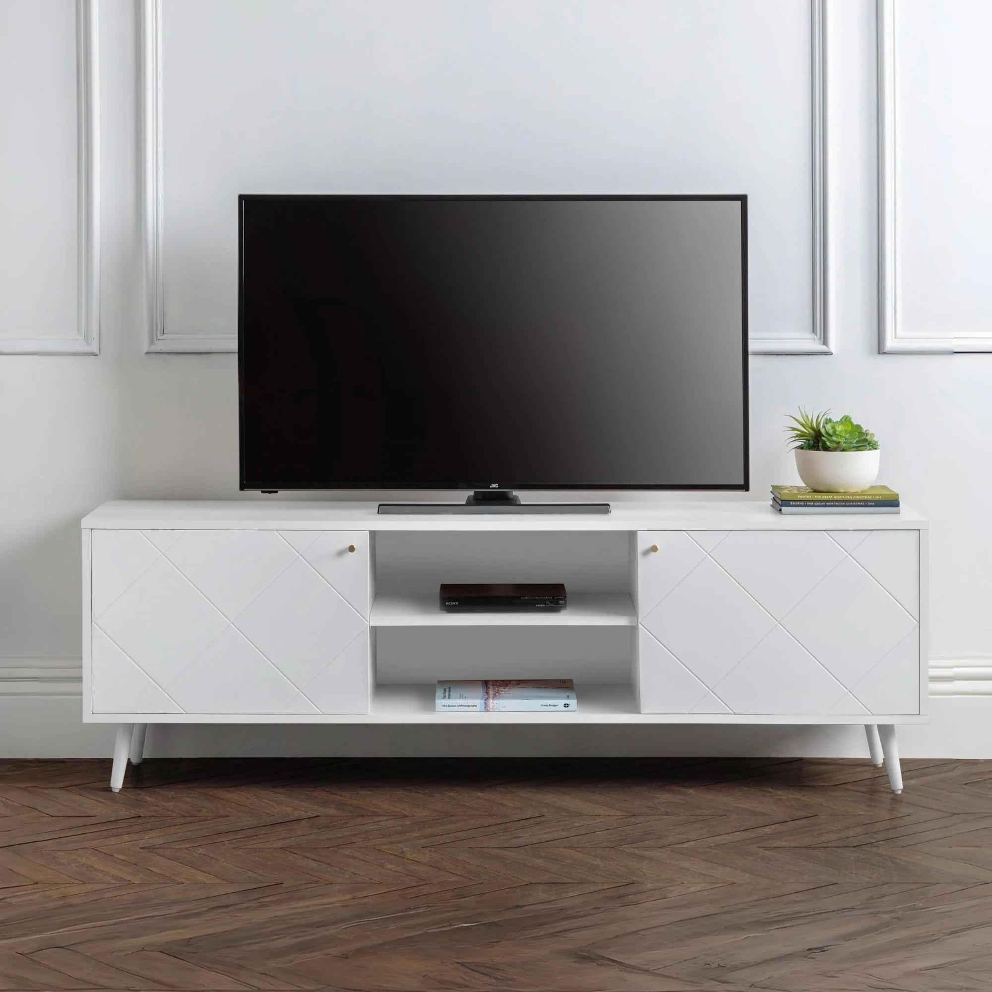 Moritz White TV Unit - 177cm