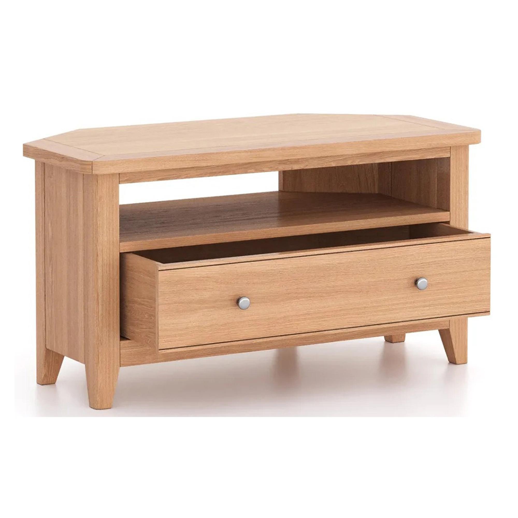 Arden Oak 90cm Corner TV Unit