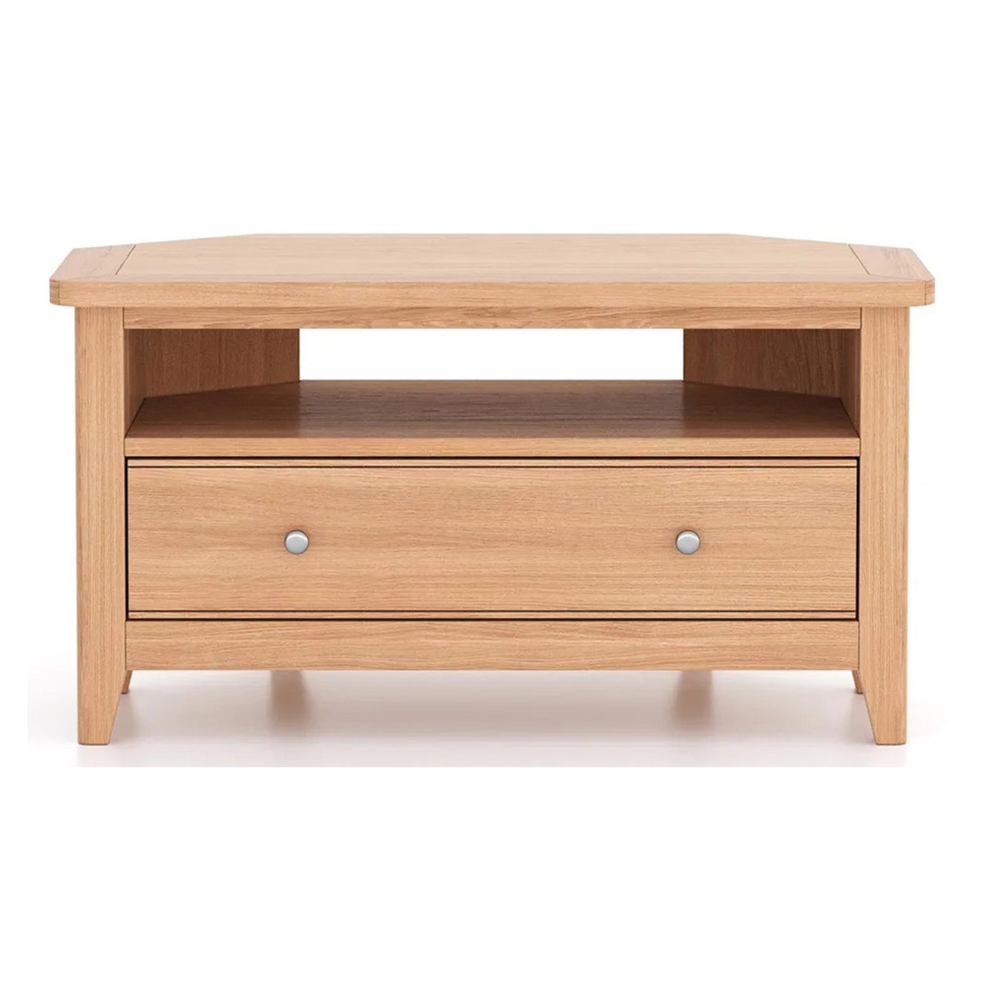Arden Oak 90cm Corner TV Unit